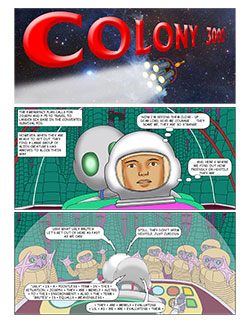 Colony 3000, page one